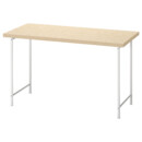 Письменный стол, 120×60 см, под сосну, белый IKEA MITTCIRKEL, SPÄND 795.689.14