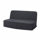 3-местный диван-кровать, матрас с пружинами карманного типа Naggen, темно-серый IKEA NYHAMN 994.946.20