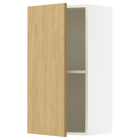 Навесной шкаф с дверцей, под дуб, 40×75 см IKEA KNOXHULT КНОКСХУЛЬТ 006.039.82