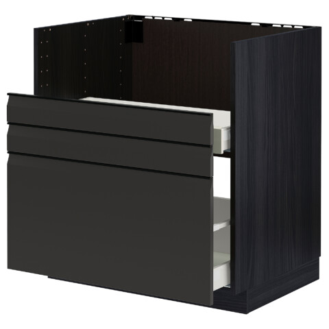 Шкаф под мойку БРЕДШЁН, 2 фасада, 2 ящика IKEA METOD МЕТОД, MAXIMERA МАКСИМЕРА 094.953.65