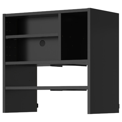 Навесной шкаф для встроенной вытяжки, черно-серый, 60x37x60 см IKEA METOD МЕТОД 205.922.18